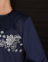 BAJU KURUNG KEDAH CHARLITA (NAVY BLUE)